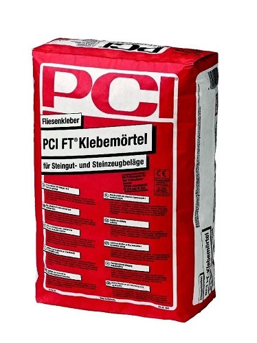 PCI FT Fliesenkleber Klebemörtel grau für Steingut- und Steinzeugbeläge-BEN10144