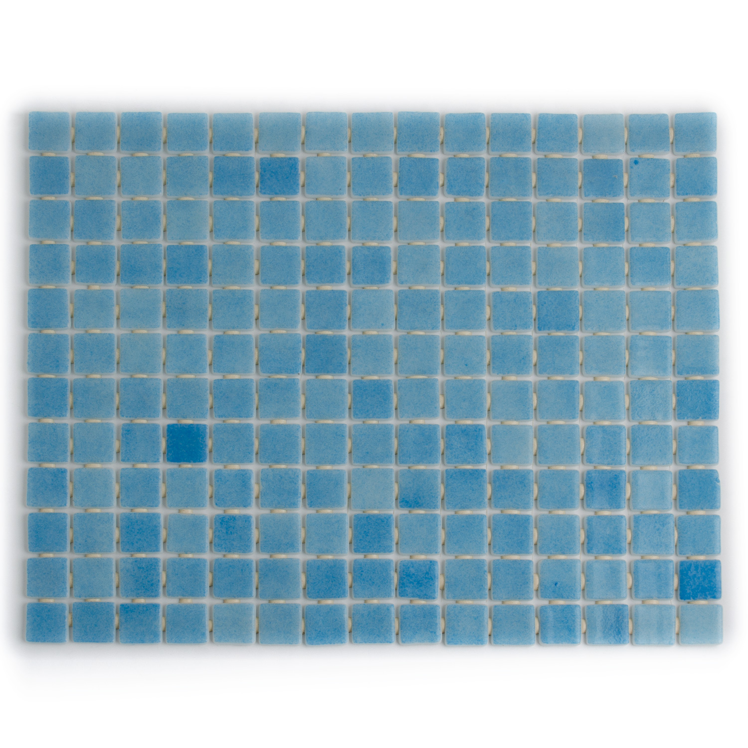 Schwimmbad Mosaik Glasmosaik Hellblau Neela