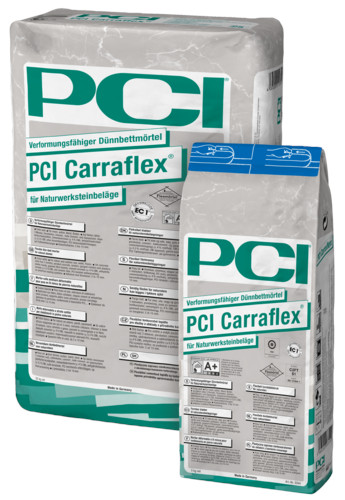 PCI Carraflex Tile Adhesive Argamassa adesiva cinzenta para revestimentos de pedra natural