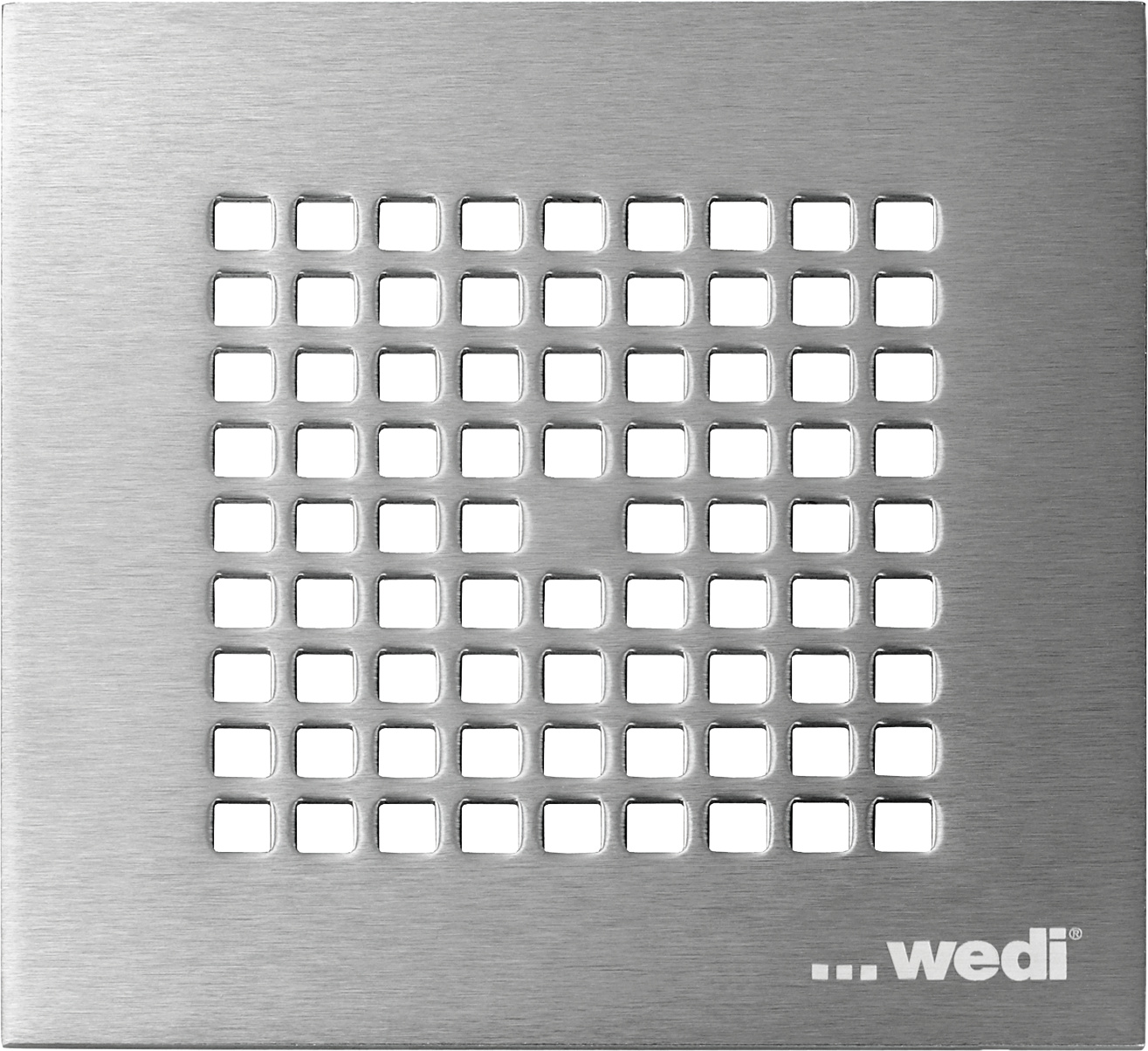 Fundo Plano" elemento de duche ao nível do chão com ralo integrado 100x100cm